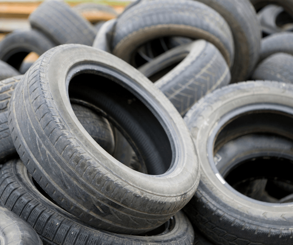 Pile of old tires