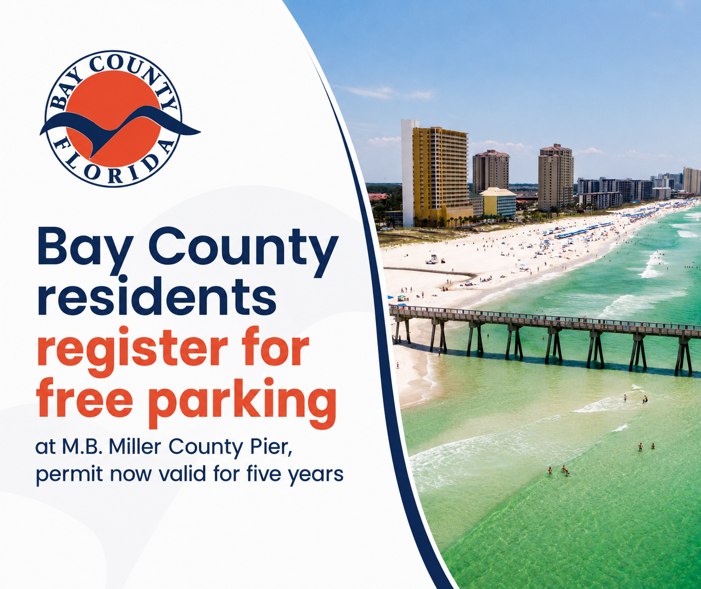 Bay County residents can apply for free parking permit for the M.B ...
