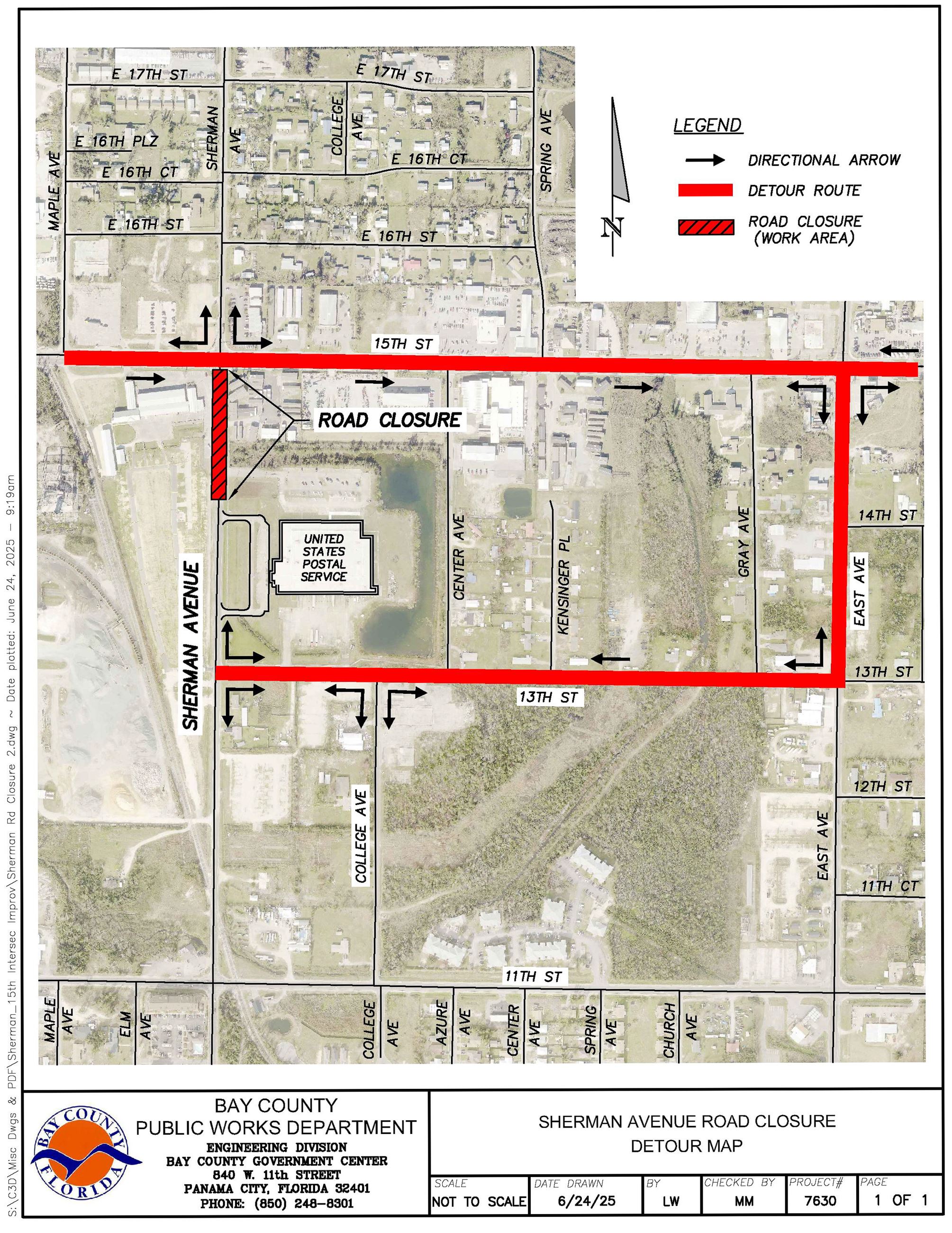 Sherman Ave Rd Closure 2-2